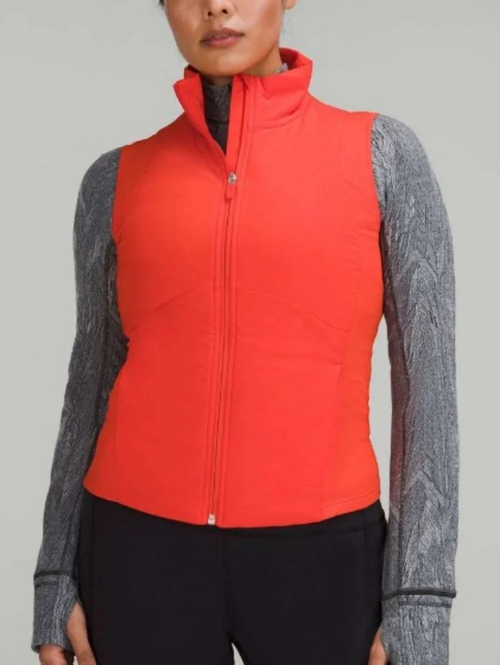 Lululemon Push Your Pace Vest Solar Orange NWT